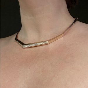 Eva Fehren 18k Rose Gold Choker Necklace